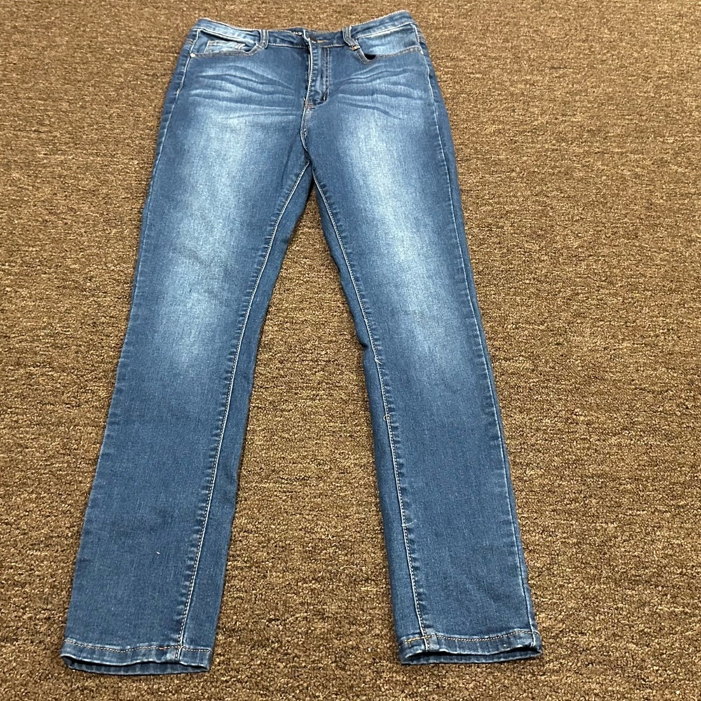 EUC! Fashion Nova Blue Denim Jeans Sz 9 Junior ladies bottoms pants